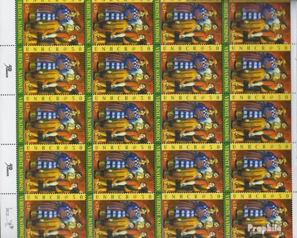 Briefmarken UNO - Wien 2000 Mi 325Klb Kleinbogen (kompl.Ausg.) postfrisch UNHCR