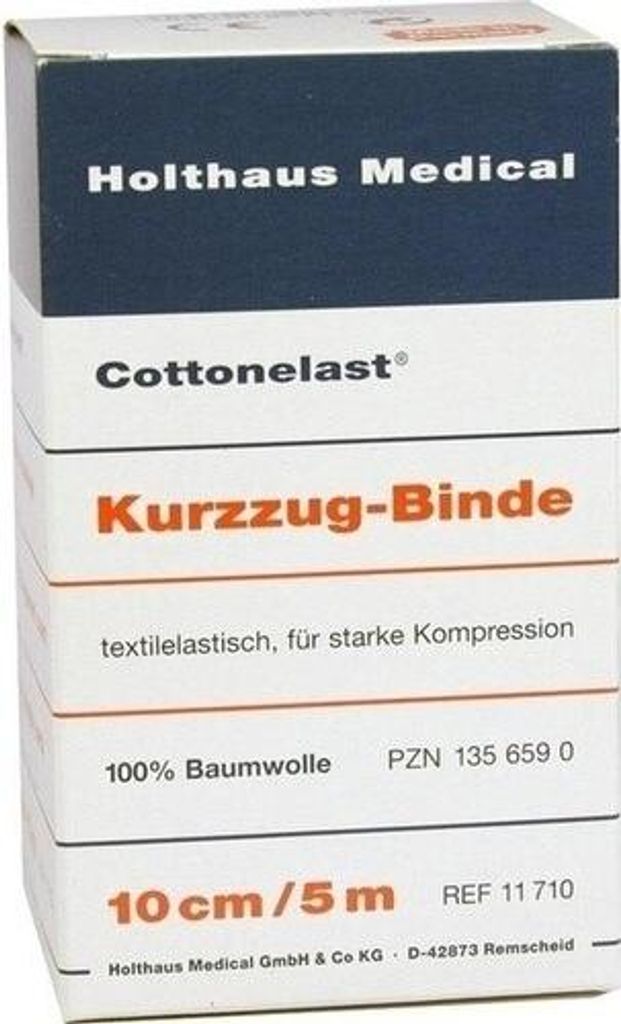 KURZZUGBINDE Baumwolleelast 10 cmx5 m