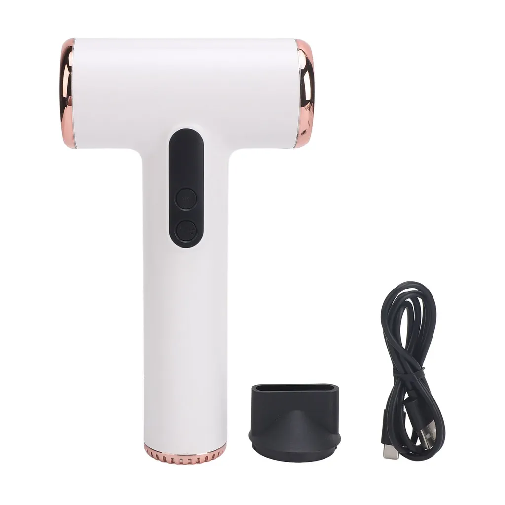 Sèche-cheveux rechargeable USB 3 températures et écran LCD de contrôle