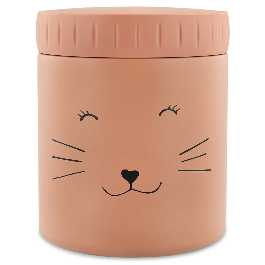 Boîte Alimentaire Isotherme Enfant Trixie 350ml Mrs. Cat Rose Corail