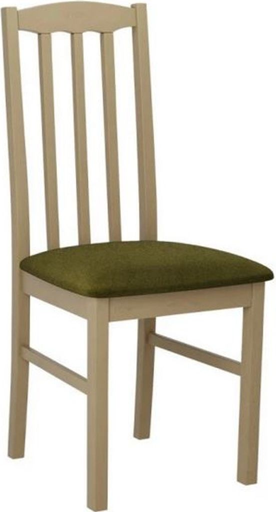 MIRJAN24 Stuhl Bos XII, Esszimmerstuhl aus Buchenholz, 43x48x90 cm (Holzfarbe: Sonoma, Stofffarbe: Zetta 297)