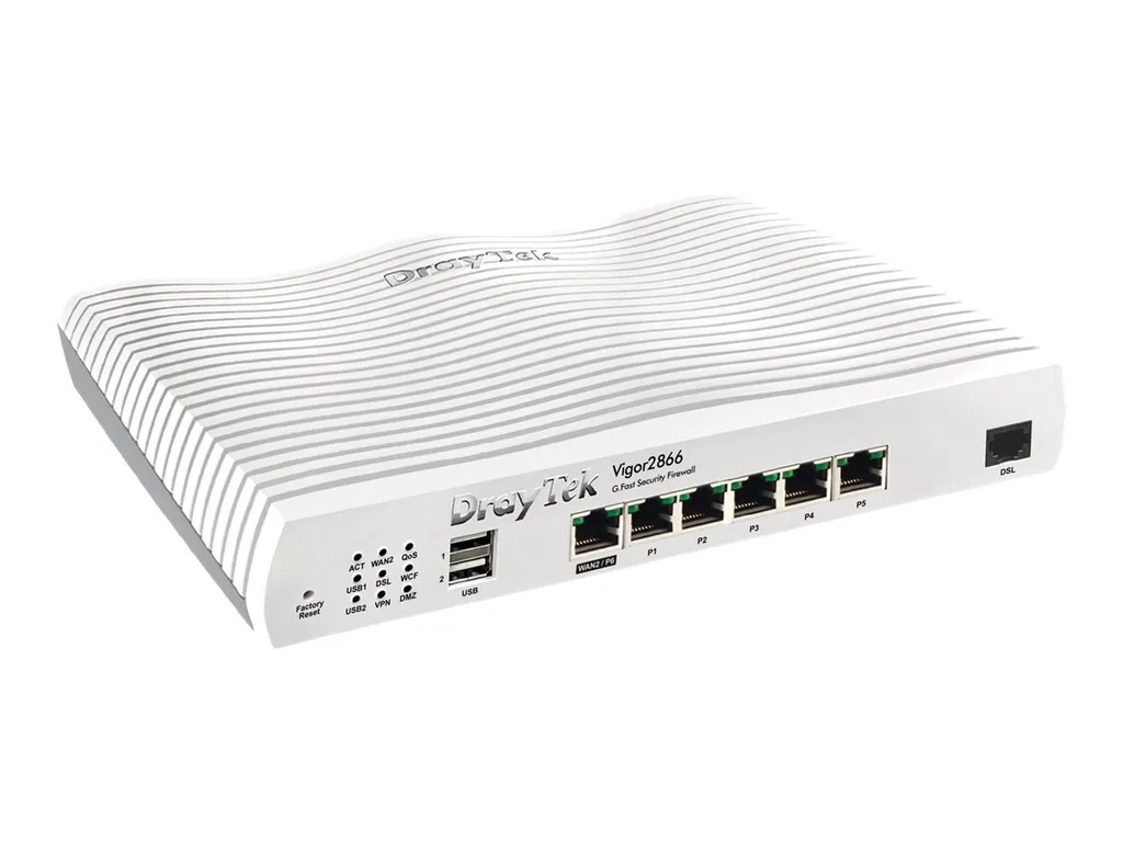 DrayTek Vigor 2866 Modem Routeur VDSL2 Supervectoring G.Fast G.105