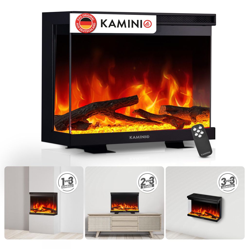 KAMINIO Elektrický krb LEA – Elektrický krb 3 v 1 s Obrázok produktu  Obrázok generovaný UI