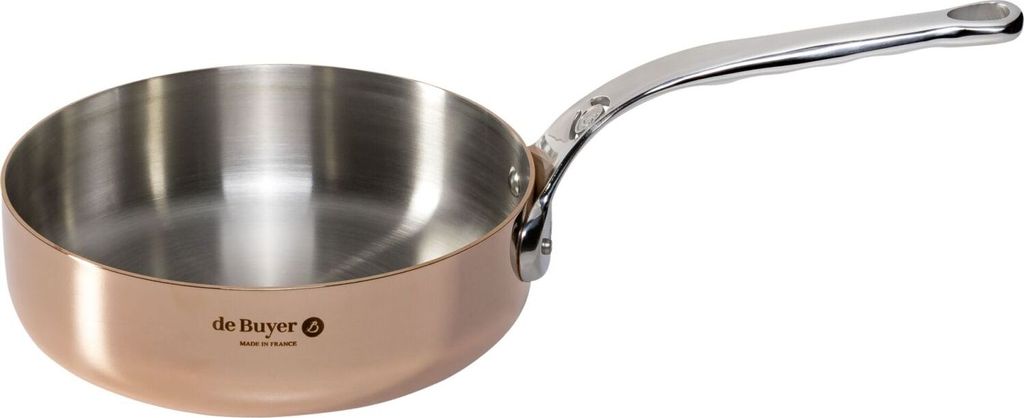 De Buyer Prima Matera Sauteuse Kupfer/Edels. 20cm gerade Produktbild