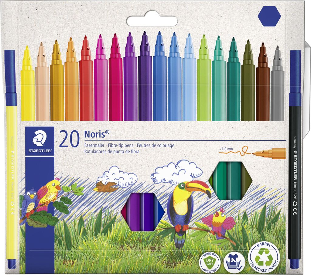 STAEDTLER® 326 C20 Feutres Noris 20ST Boîte en carton Image du produit 