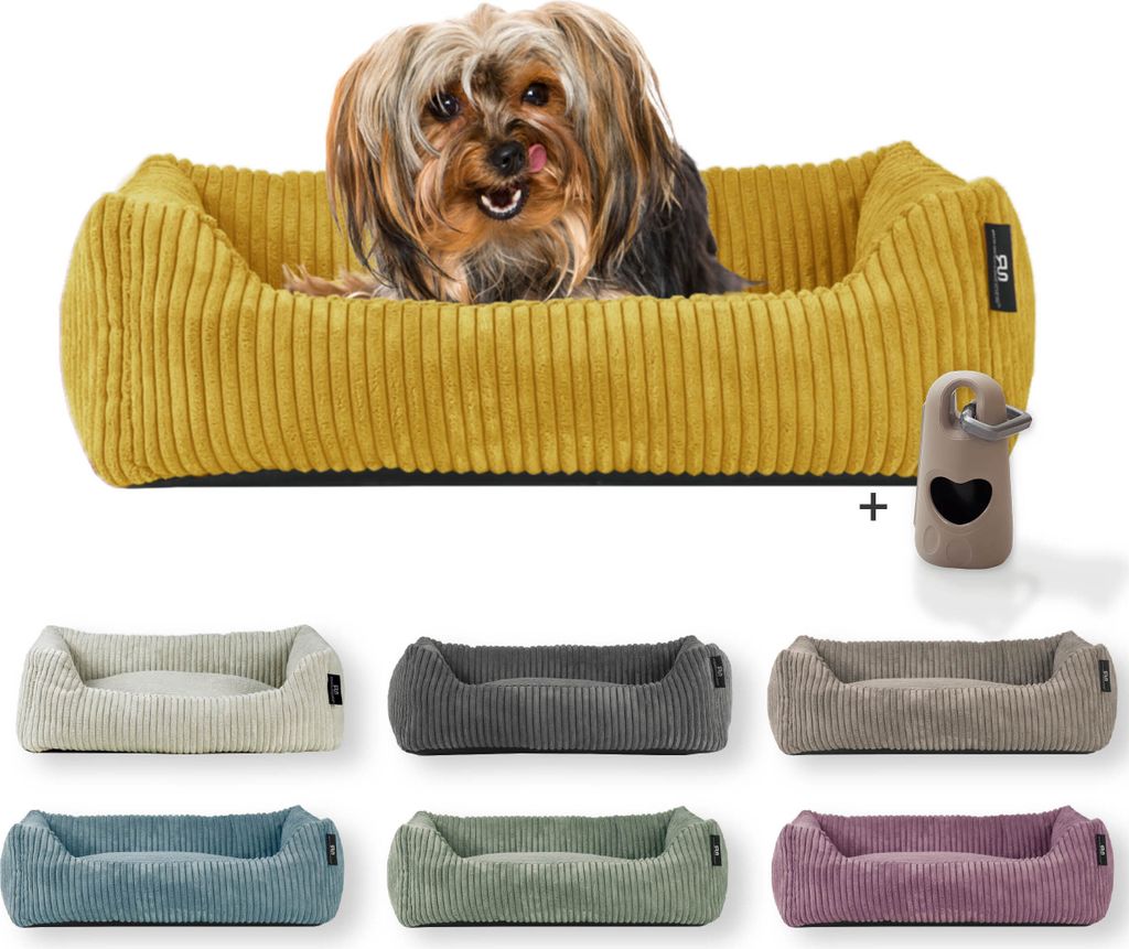 Rohrschneider Hundebett waschbar für kleine und mittelgroße Produktbild 