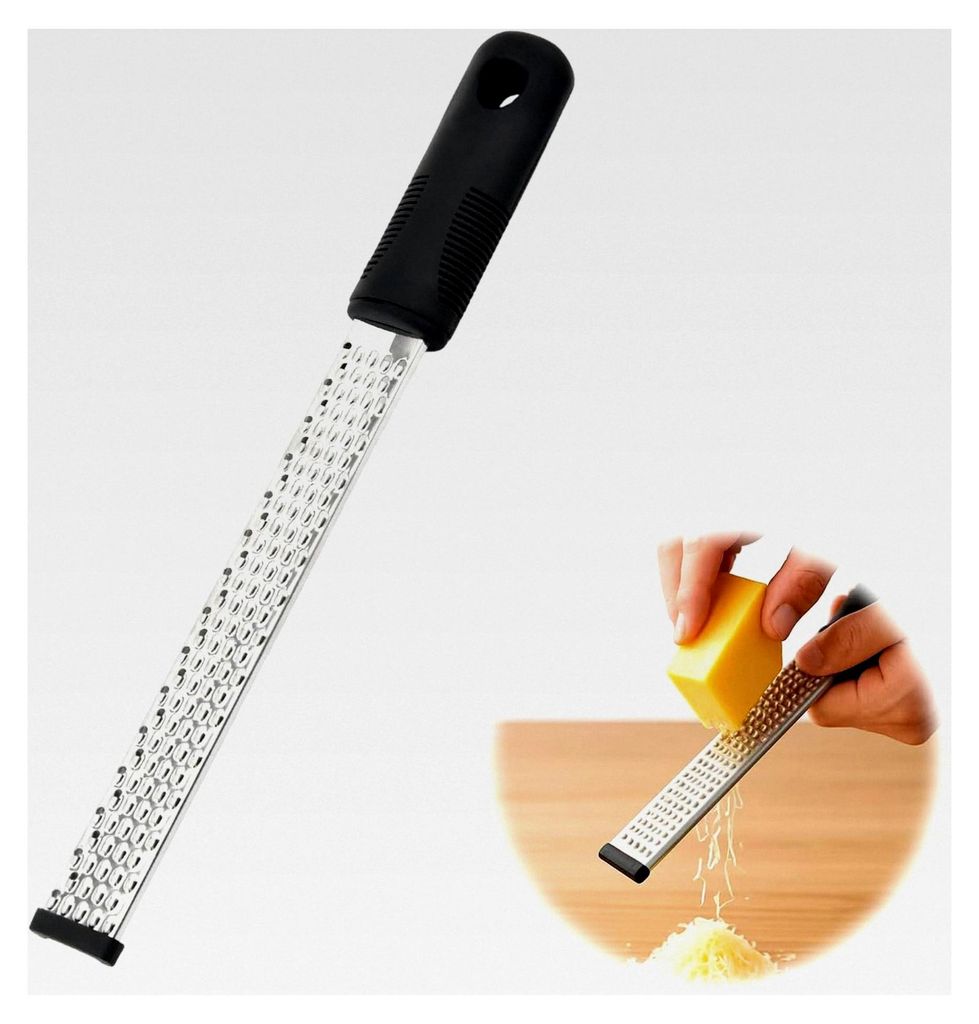 Edelstahl Käsereibe, multifunktionale Küchenreibe für Käse, Schokolade, Muskatnuss, Zitronen, Ingwer und Knoblauch