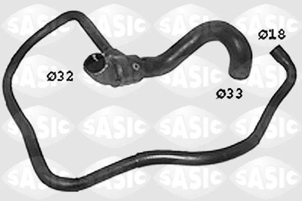 Tubo Inferiore Radiatore Opel Combo 1.7D SASIC SWH6763 | OE 1337380