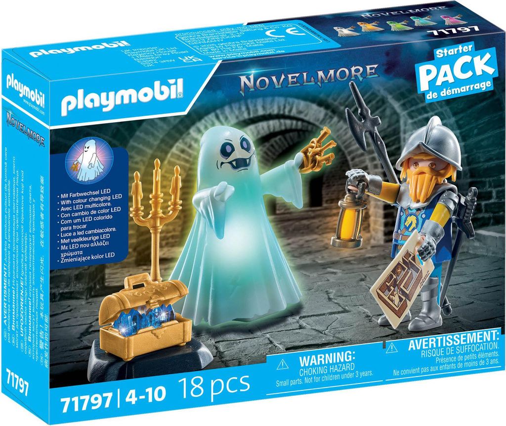 PLAYMOBIL Novelmore Starter Pack Schlossgespenst und Ritter Produktbild 