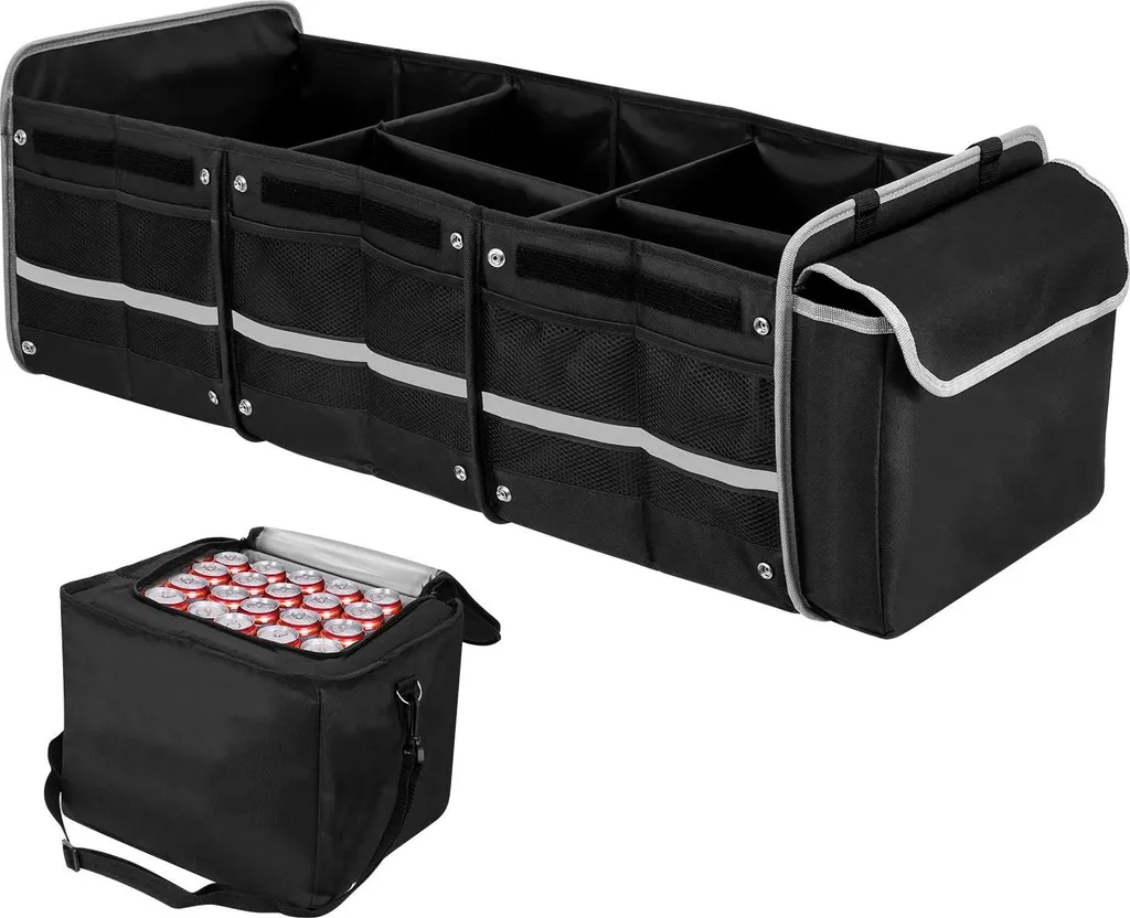 Organizer Baule Auto Nero Impermeabile - Massima Efficienza Cargo