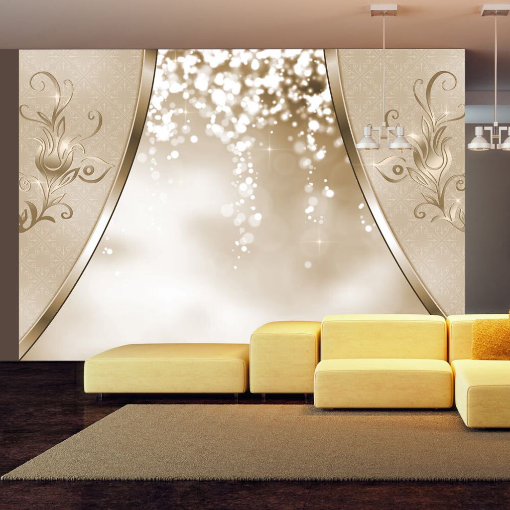 Fototapete selbstklebend Ornament 343x256 cm Tapete Wandtapete Wandbilder Klebefolie Dekofolie Tapetenfolie Wand Dekoration Wohnzimmer - Abstrakt a...