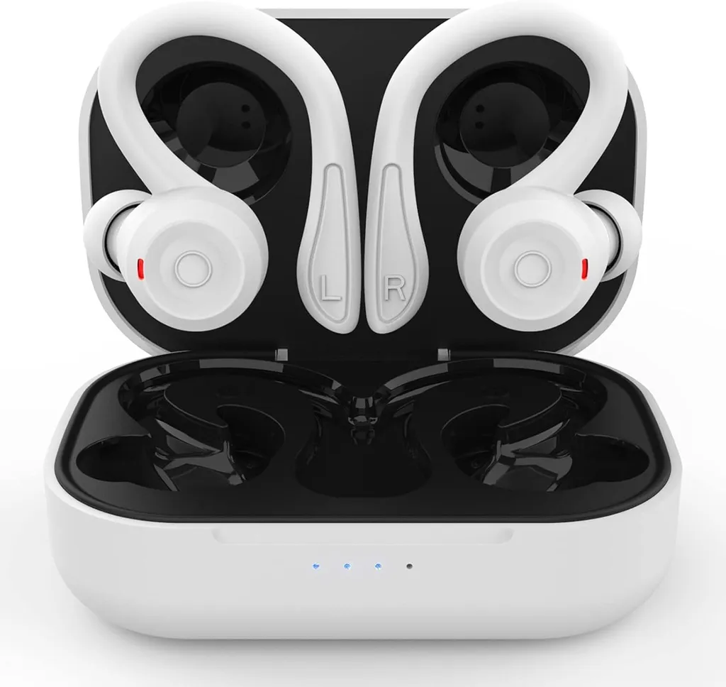 Cuffie Sportive Bluetooth Impermeabili con ANC e Mic per Allenamento