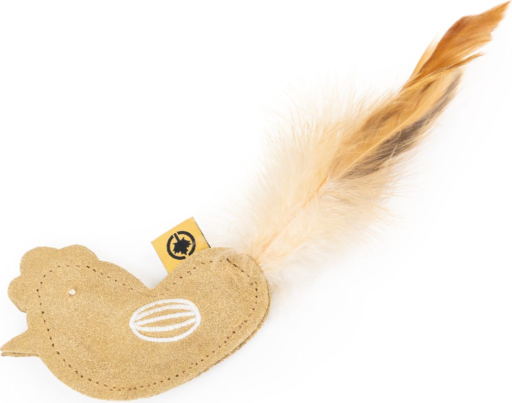 Katzenspielzeug Duft-Kissen aus Leder mit Katzenminze · Huhn