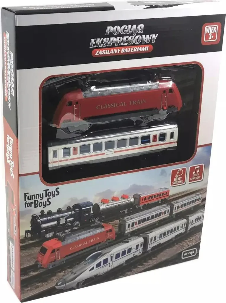Train Électrique pour Enfant avec Rails : Circuit Express Modèle 173745