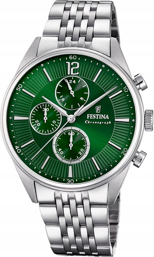 Festina Stopky Timeless Chronograph Green Obrázek produktu 