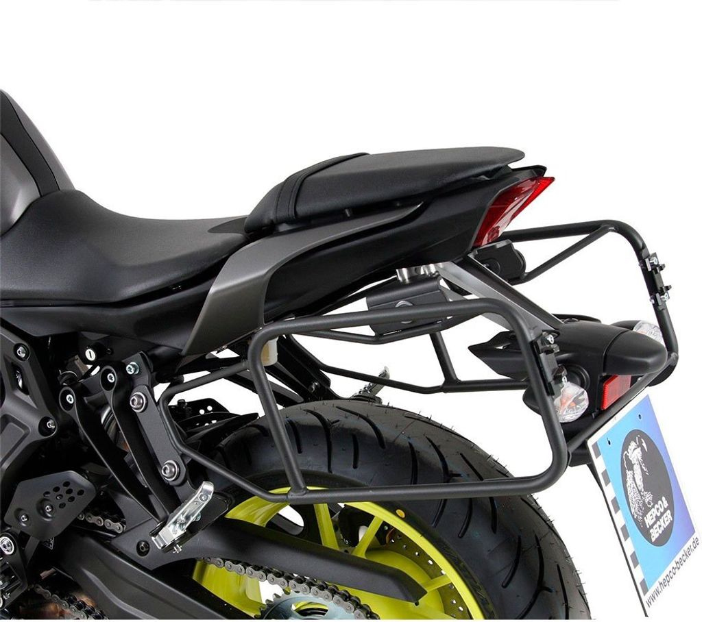 Hepco Becker Lock-it Yamaha Mt-07 21 6504571 00 05 Montage Seitenkoffer Silber Silber One Size