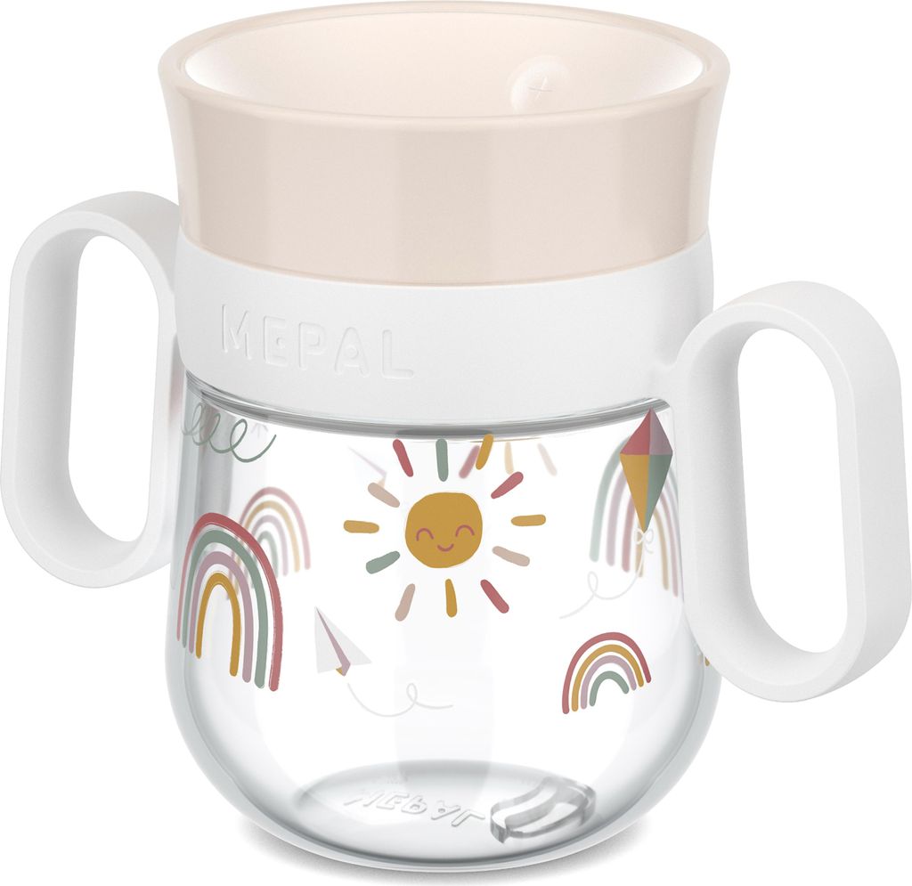 Mepal MIO 360° kubek niekapek 200 ml Sunshine & Rainbow Zdjęcie produktu 
