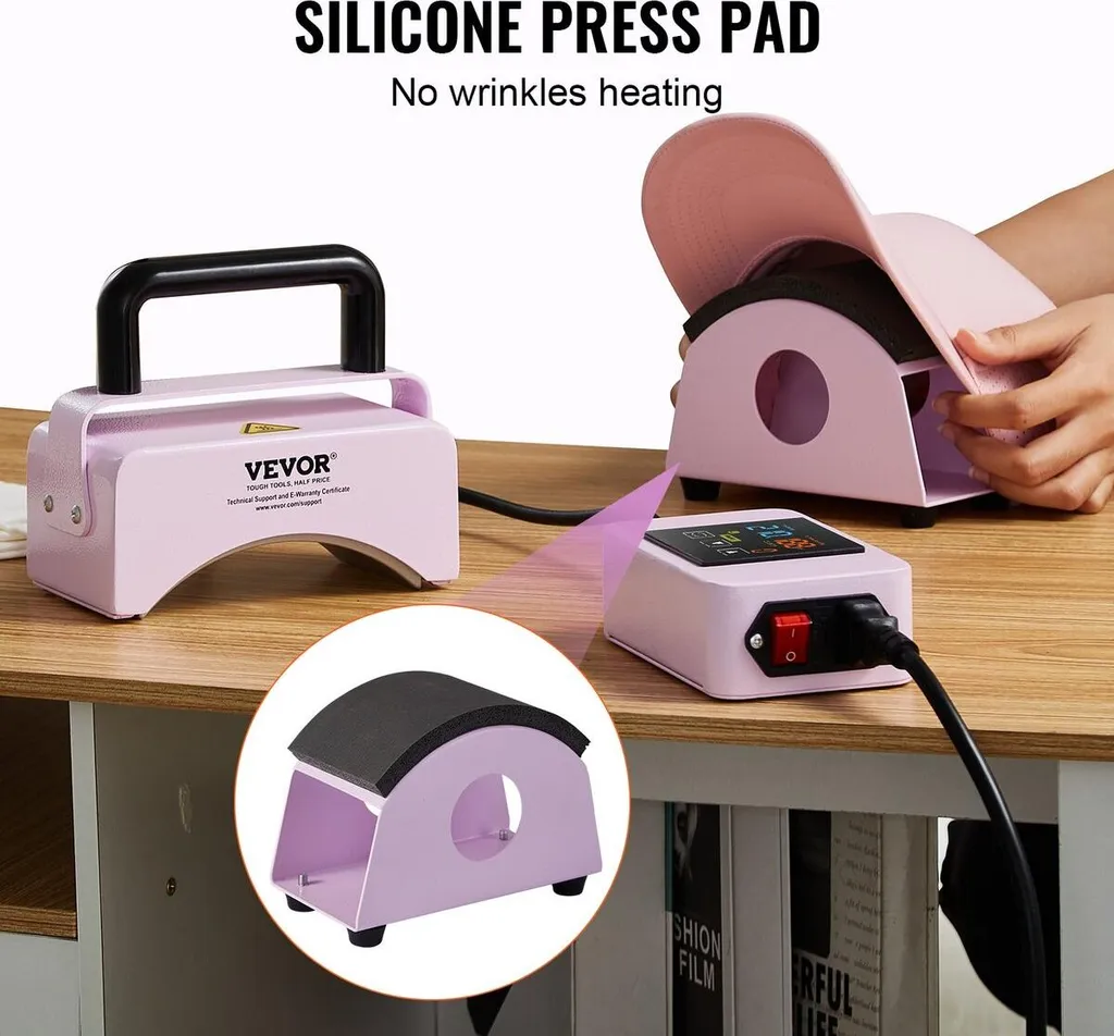 Machine de transfert thermique pour casquettes et chapeaux format mini - 4