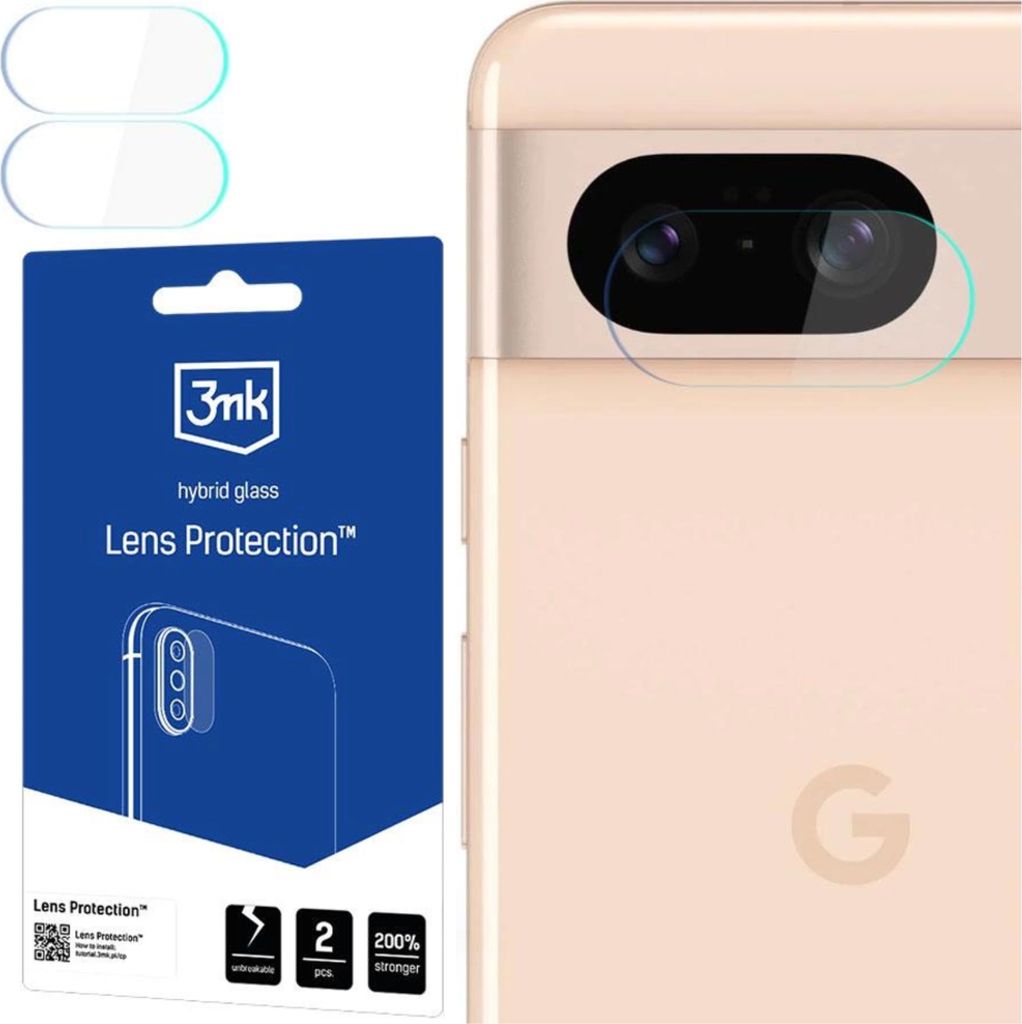3mk Lens Protection Kameraschutz-Set fr Google Pixel 8 5G, 2-tlg.