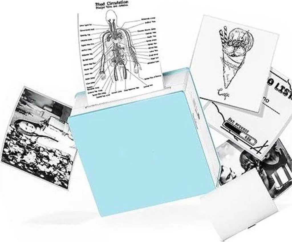Petite imprimante photo portable sans encre - Technologie thermique Bluetooth