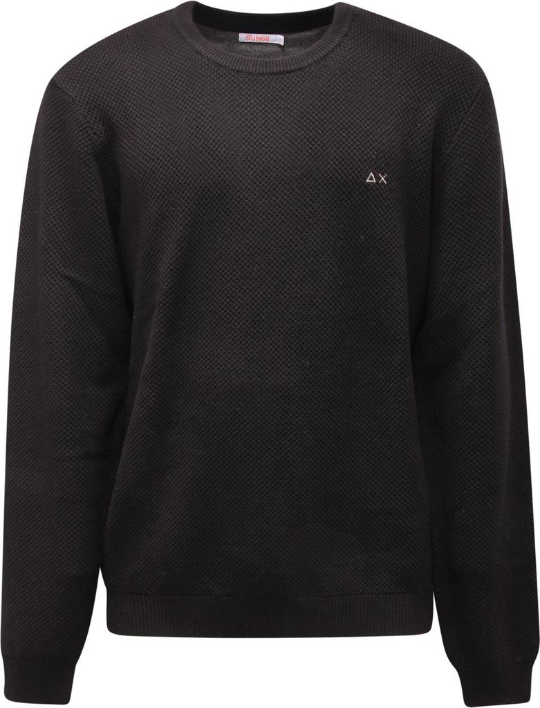 8816AP maglione uomo SUN 68 man Baumwolle/wool sweater black