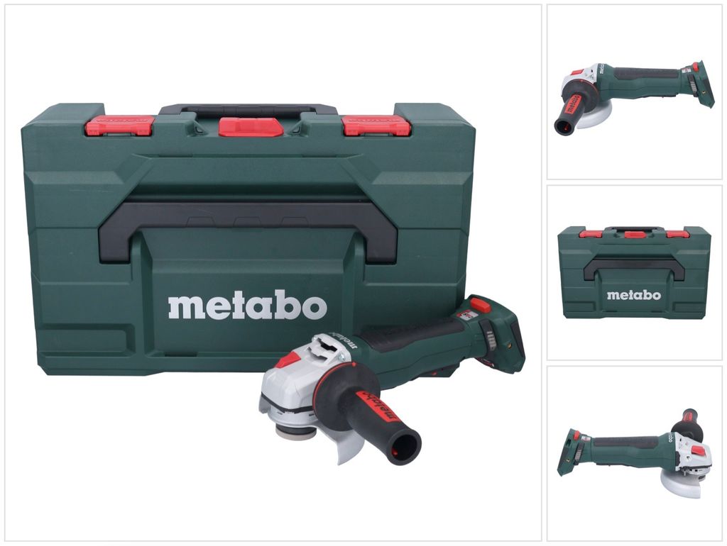 Metabo WPB 18 LT BL 11-125 Quick Akku Winkelschleifer 18 V 125 mm Brushless + metaBOX ( 613059840 ) - ohne Akku, ohne Ladegerät