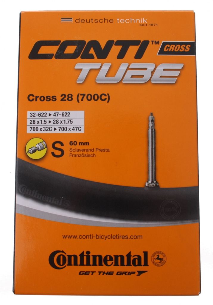 Continental Fahrrad Schlauch Cross SV 60mm 28" (32/47-622) Produktbild 