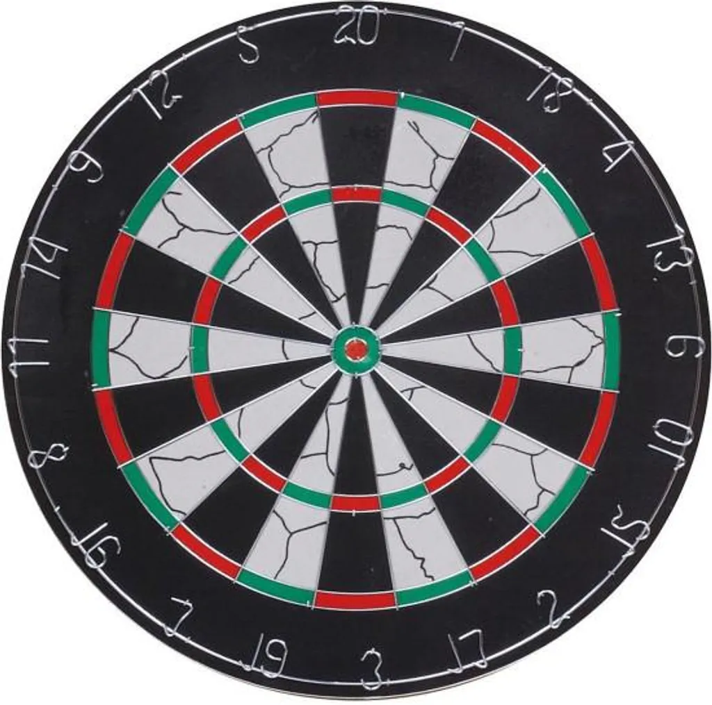 Jeu de fléchettes complet Longfield avec cible classique et accessoires - 4