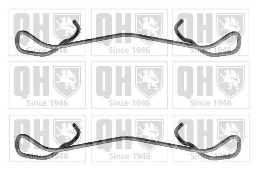 QUINTON HAZELL BFK750 Zubehörsatz Scheibenbremsbelag passend für PEUGEOT 306 Schrägheck (7A, 7C, N3, N5) 106 I (1A, 1C) 306 Break (7E, N3, N5)