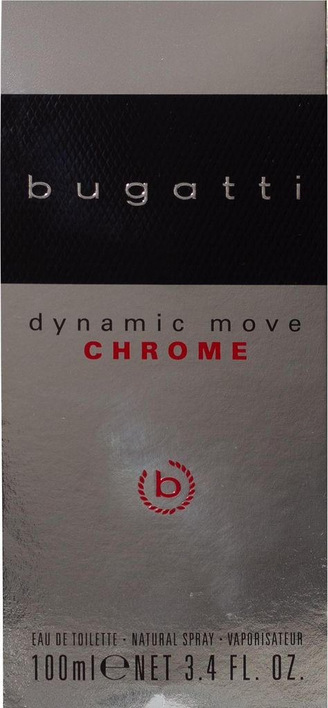 BUGATTI Dynamic Move Chrome Eau de Toilette für Herren 100 ml