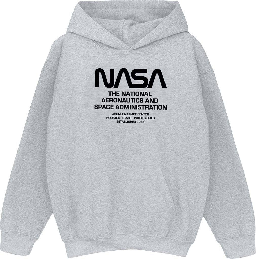 NASA - Kapuzenpullover für Jungen BI2207 (140-146) (Grau) Produktbild 