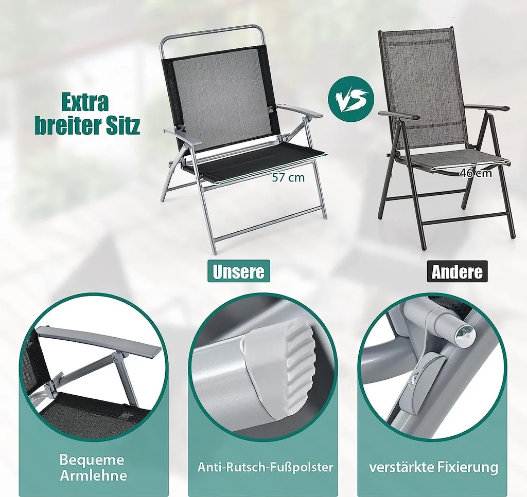 Solution Gain de Place : Ensemble de Meubles Pliables pour Petit Balcon