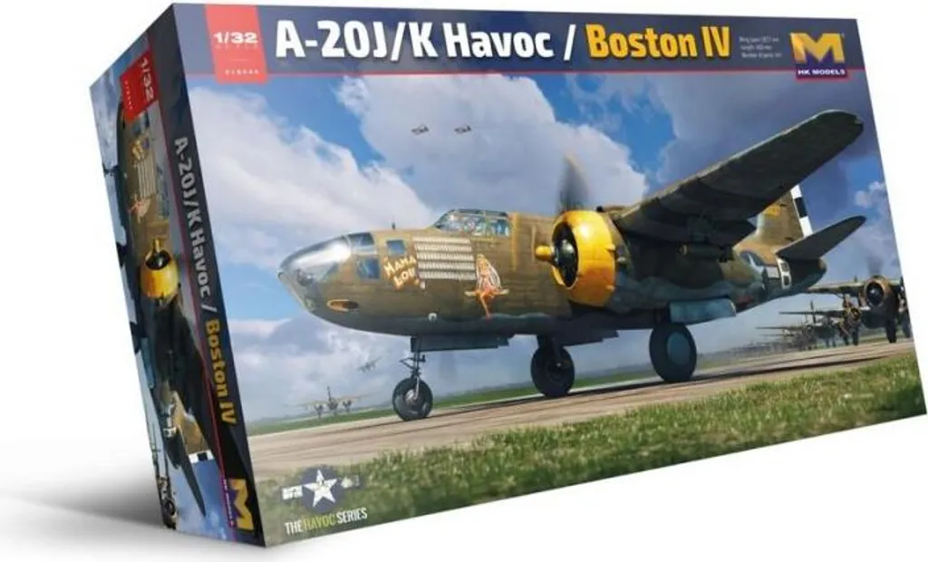 Kit Maquette A-20J/K Havoc Boston IV 1:32 pour Collectionneur et Diorama