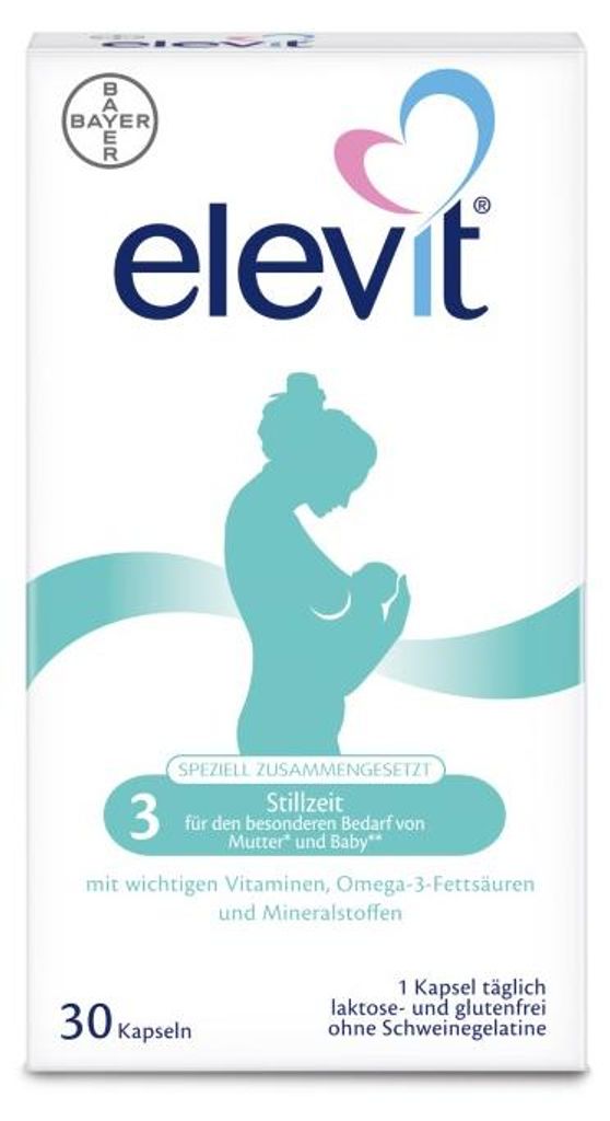 elevit 3 kapsuly na dojčenie, 30 kapsúl Obrázok produktu 