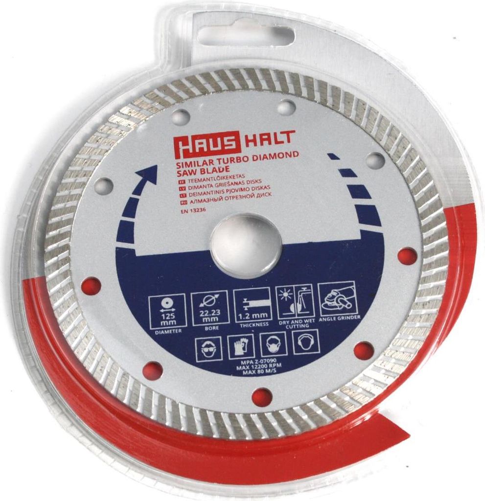 Diamantscheibe Ø125mm Diamant Trennscheibe für Stein Beton Mauerwerk, 22.23mm