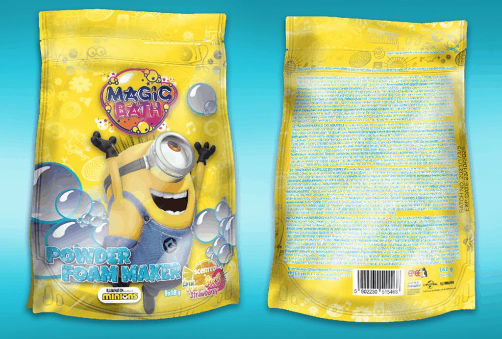 Práškové kapsule do kúpeľa Mimoni Obrázok produktu 