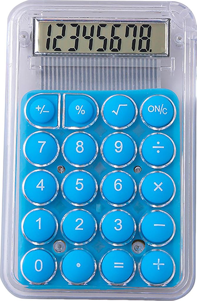 Mini-Taschenrechner, 8-stellige Anzeige, Taschenrechner, Basisrechner, batteriebetrieben, elektronischer Taschenrechner für Schule, Büro und Zuhause