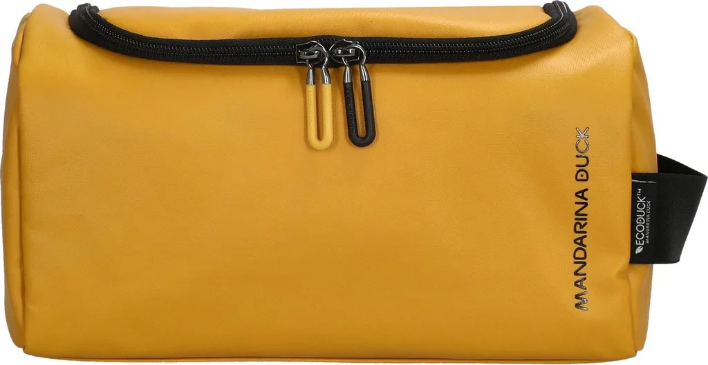 Trousse Mandarina Duck Eco Coated Jaune : Anti-Fuite et Facile à Laver
