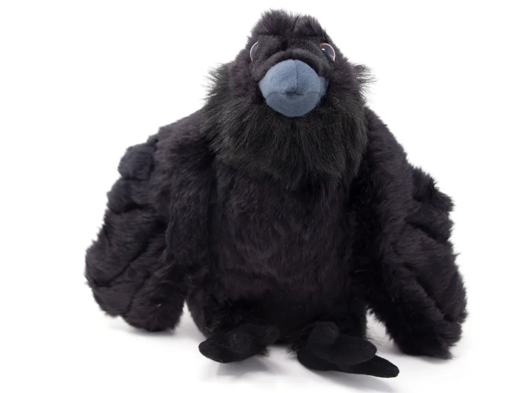 Corbeau en Peluche Doux Cuddlekins - Finis les Jouets Fragiles