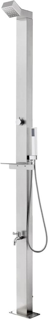 Maison Exclusive - Gartendusche 220 cm Edelstahl