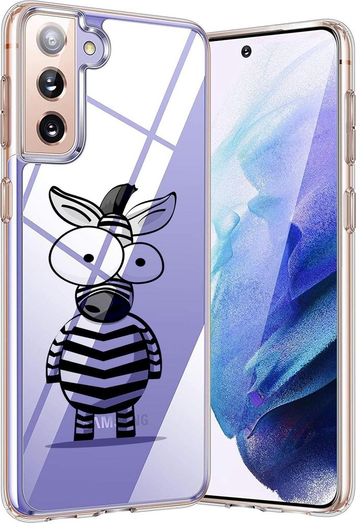 Handyhülle für Samsung Galaxy S21 Plus Hülle Silikon Motiv Muster Case Schutzhülle