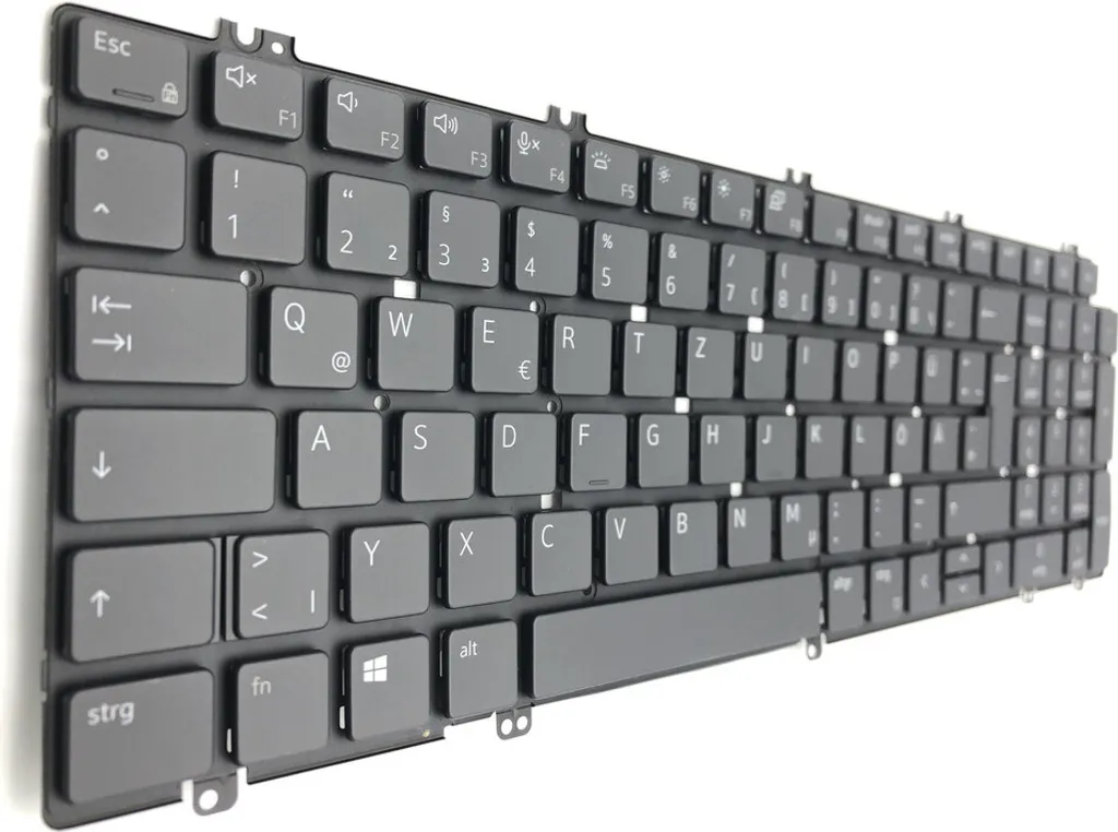 Clavier AZERTY Français pour Dell Latitude 15 5520 - Noir de Rechange