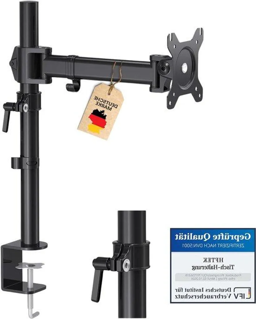 Support TV de table rotatif et orientable pour écran noir 34 pouces