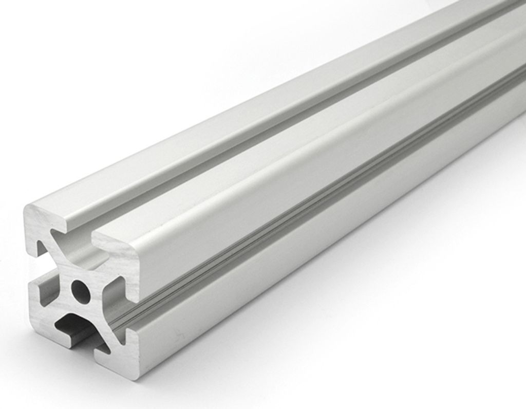 Länge 1060mm - Aluminiumprofil 40x40S I-Typ Nut 8 (schwer), silber eloxier. Aluminium Profil 40x40 Alu Profile 40 x 40 Montage- Systemprofil