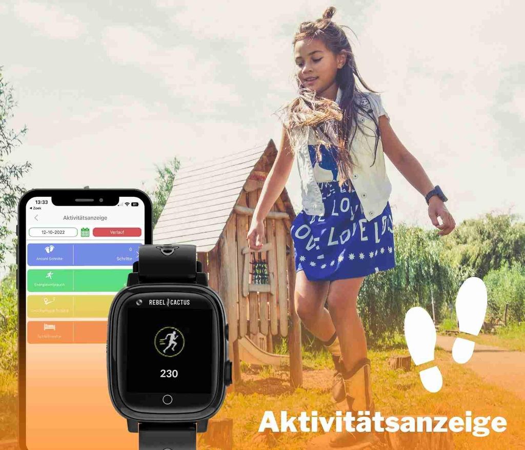 Kindersmartwatch GO (Pink) - GPS tracker - Whatsapp -