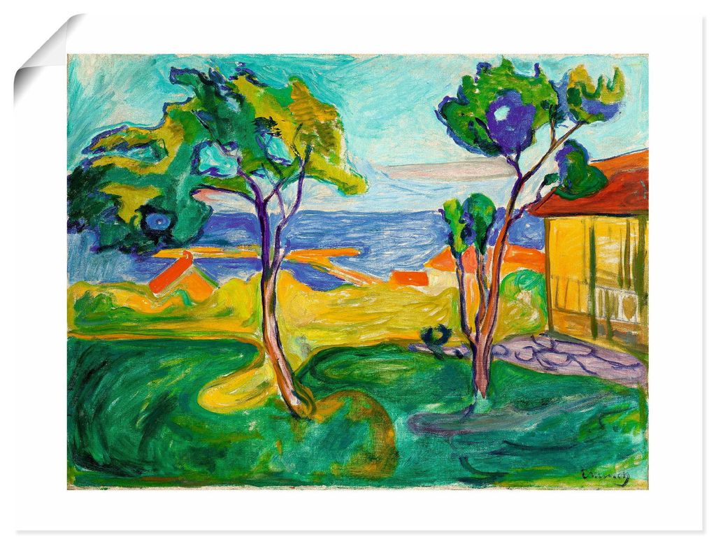 ARTland Poster Der Garten in Asgardstrand. 1904-05 Größe: 40x30 cm