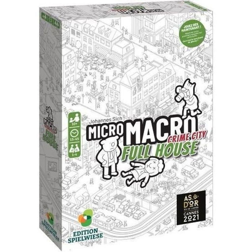 Blackrock Games MICRO MACRO CRIME CITY - FULL HOUSE, Kartenspiel, 10 Jahr(e), 30 min, 30 min