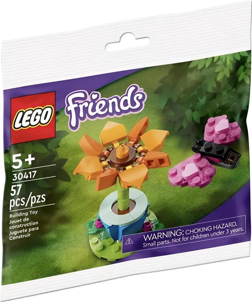 Cadeau Anniversaire Enfant : LEGO Friends 30417 Jardin Fleur et Papillon