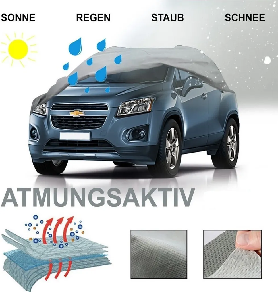 Copriauto LAGIG L/XL Traspirante - Sistema di Protezione per Garage