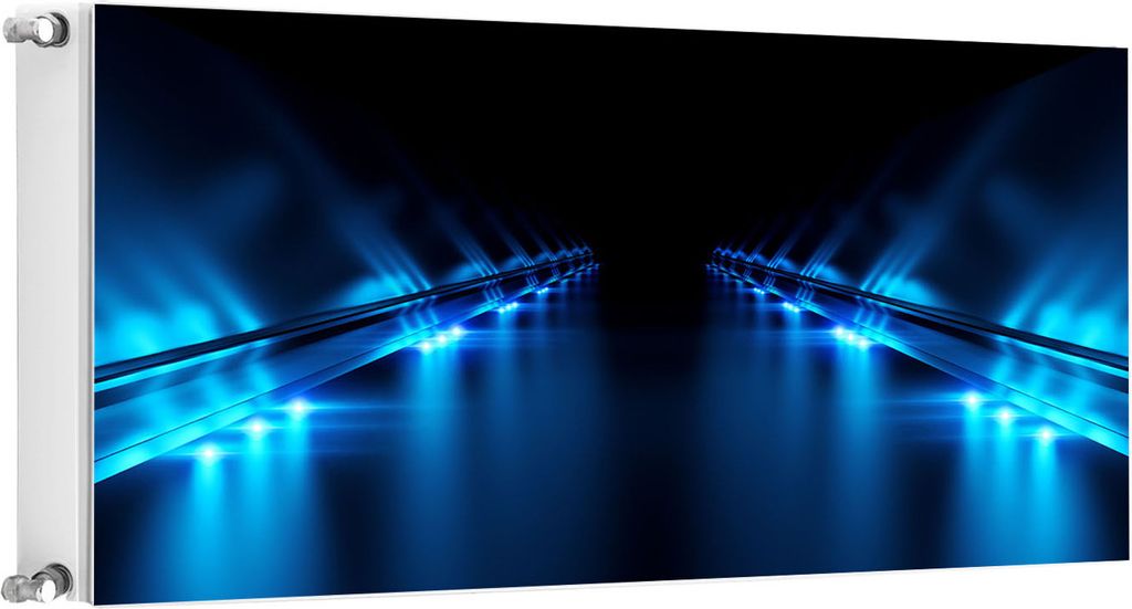 Magnet Heizkörperverkleidung Heizkörperabdeckung Heizung 120x60 cm Schwarz